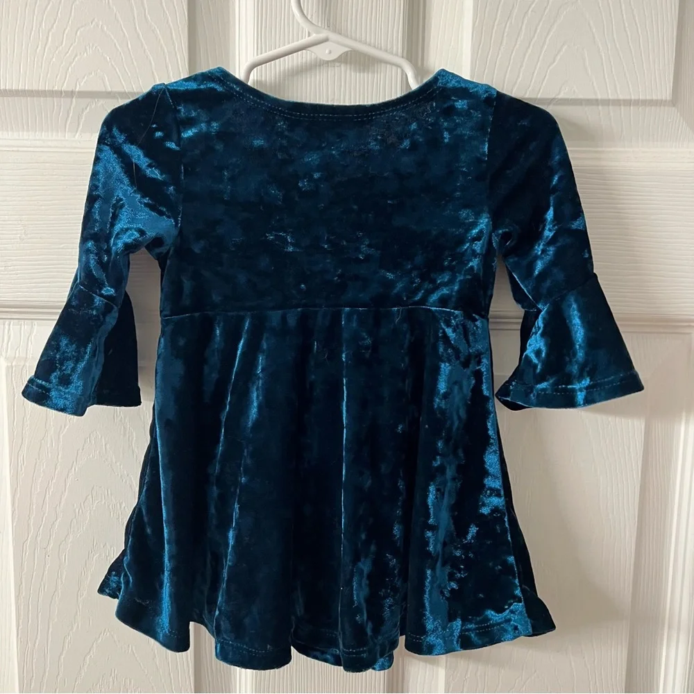 Bonnie Jean | Teal Shirt Dress